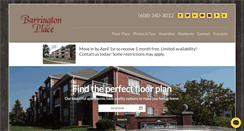 Desktop Screenshot of barringtonplaceapts.com