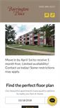 Mobile Screenshot of barringtonplaceapts.com